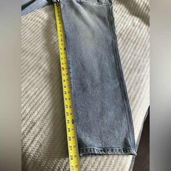 KanCan Light Sandblasted High Rise Porkchop Pocket Straight Jean - Picture 6 of 7